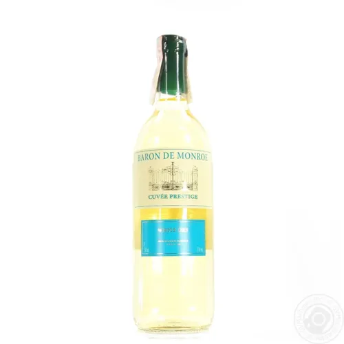 Вино Baron de Monroe біле сухе 11% 0,75л