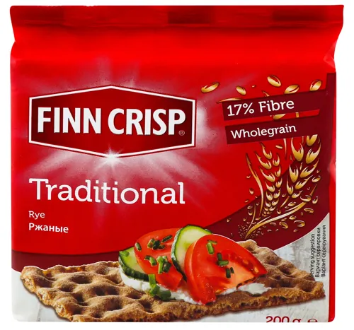 Хлібці житні цільнозернові Traditional Finn Crisp м/у 200г