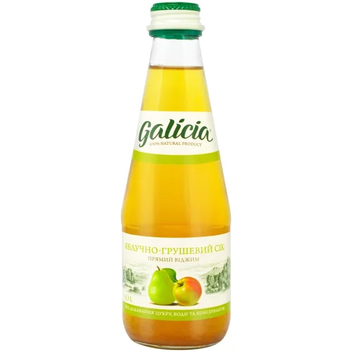 Сік Galicia яблучно-грушевий 0,3л