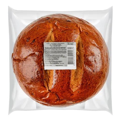 Булка на сметані Дніпровська Прилуцький хлібозавод м/у 0.45кг