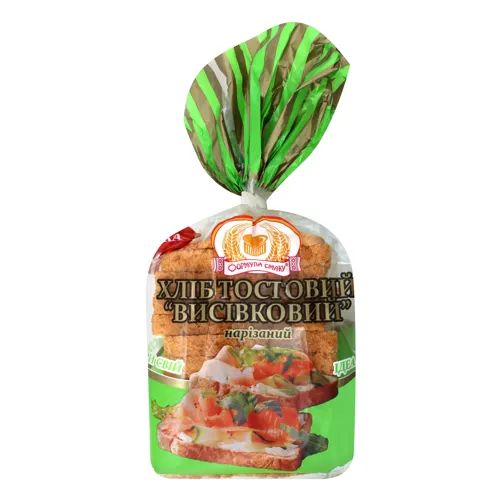 Хліб тостовий нарізний Висівковий Формула смаку м/у 250г