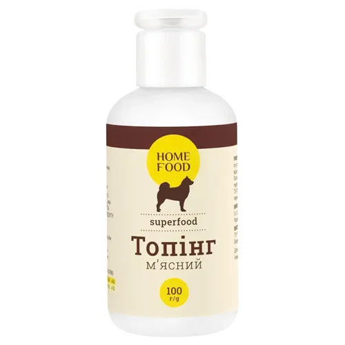 Топінг для собак Home Food м'ясний 100г