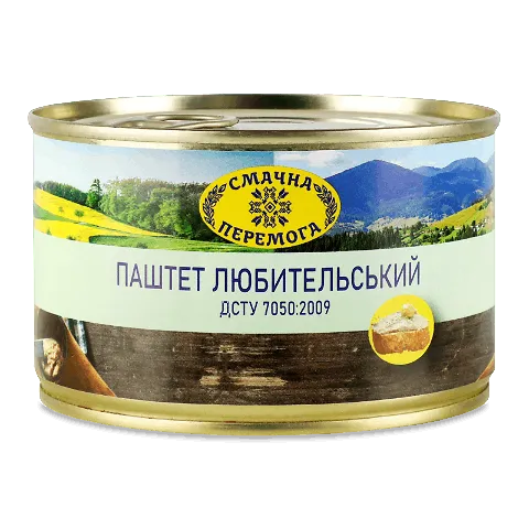 Паштет «Смачна Перемога «Любительський» печінковий, ключ, 400г