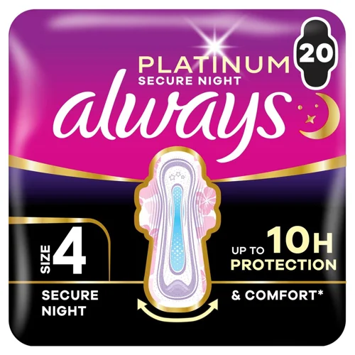 Прокладки гігієнічні Always Platinum Безпечна ніч 20шт
