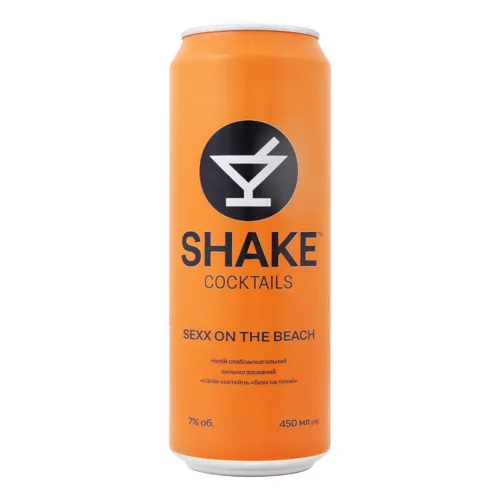 Напій слабоалкогольний 450мл 7% сильногазований Sexx on the Beach Shake з/б