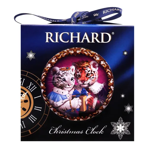 Чай чорний цейлонський байховий Cristmas Clock Richard к/у 20г