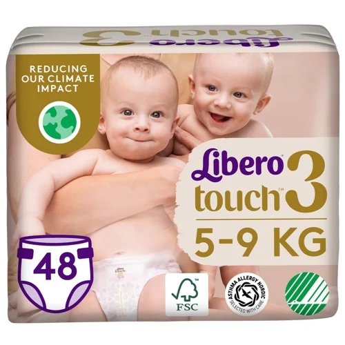 Підгузки Libero Touch розмір 3 5-9кг 48шт