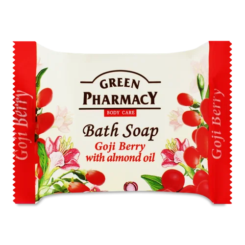 Туалетне Мило Godji Berry з Мигдальною Олією, Green Pharmacy, 100г, в/ґ