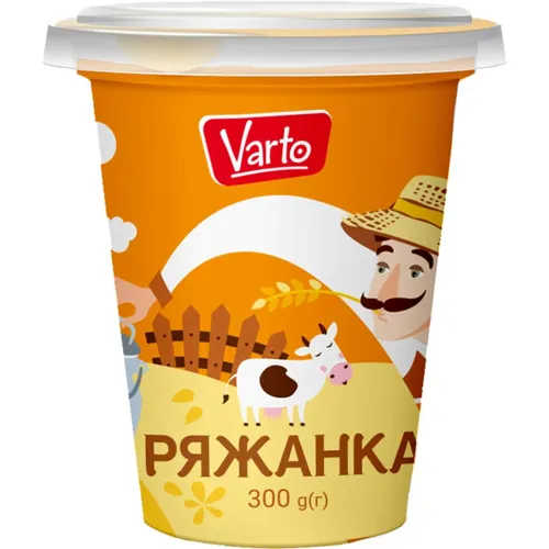 Ряжанка Varto 4%, 300г