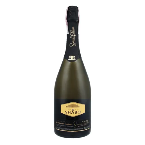 Вино ігристе 0.75л 10.5-13.5% біле напівсолодке Muscat Shabo
