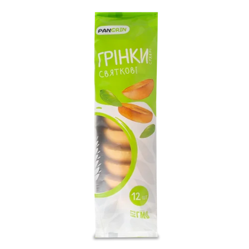 Грінки Святкові Pan Grin, вищого ґатунку, к/у 100г