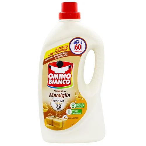 Гель для прання Omino Bianco Марсельське мило 2,4л