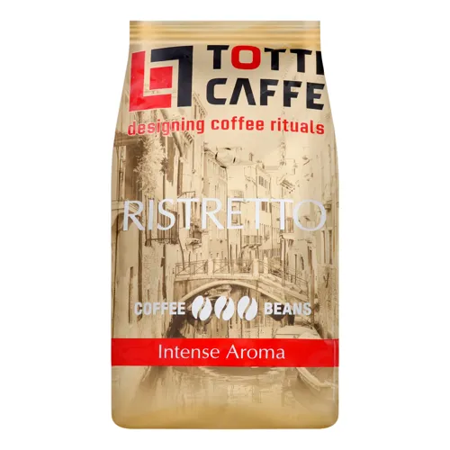 Кава натуральна смажена в зернах Ristretto Totti Caffe м/у 1кг