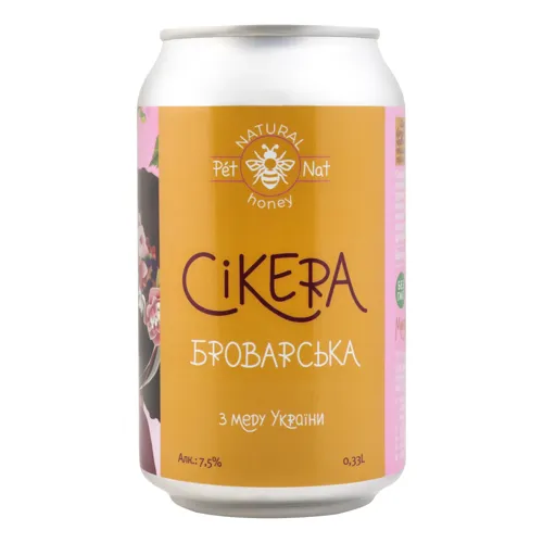 Напій слабоалкогольний медовий Броварська Cikera 0.33л 7.5%
