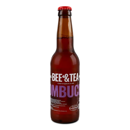 Напій Безалкогольний Слабогазований Herbals-Honey Kombucha Bee&Tea, 0.33л