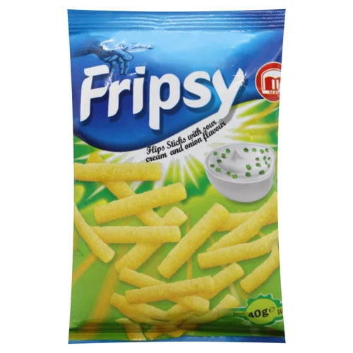 Снеки Fripsy Сметана та цибуля 40г