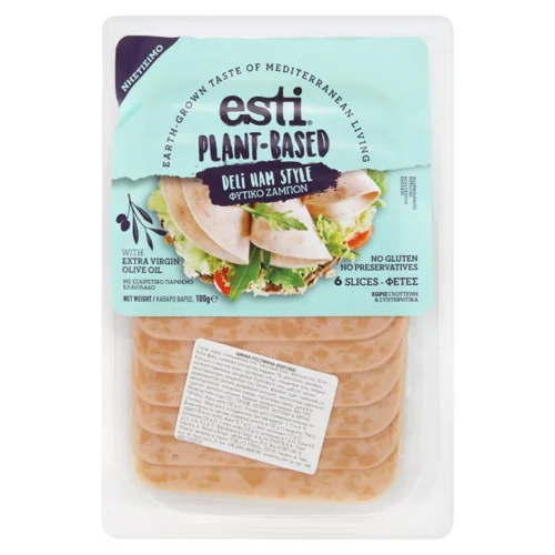 Шинка Esti на рослинній основі нарізка 100г
