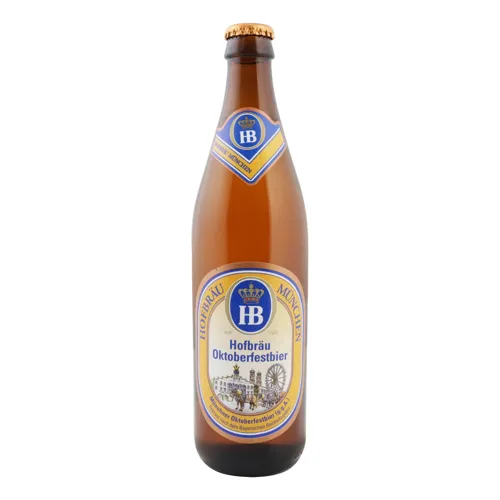Пиво 0.5л 6.3% світле фільтроване пастеризоване солодове Hofbrau Oktoberfestbier Hofbrau Munchen