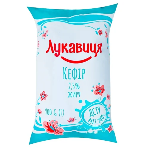 Кефір Лукавиця 2,5% 900г