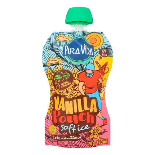 Морозиво ванільне Soft ice Pura Vida д/п 70г
