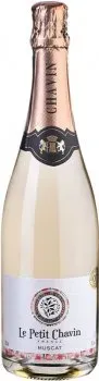 Вино ігристе Domaines Pierre Chavin Le Petit Chavin Muscat Sparkling біле полусолодке 0.75л Безалкогольне