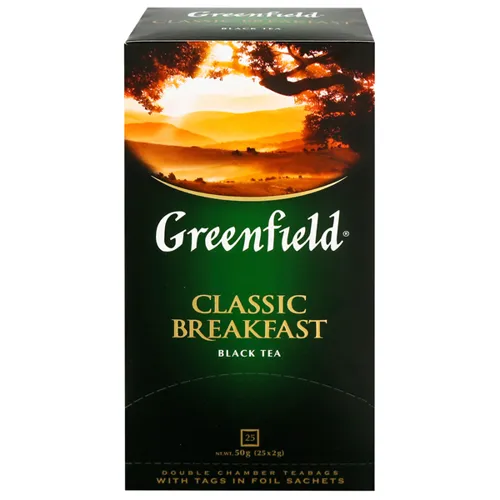 Чай Greenfield Classic Breakfast чорний 2г*25шт 50г