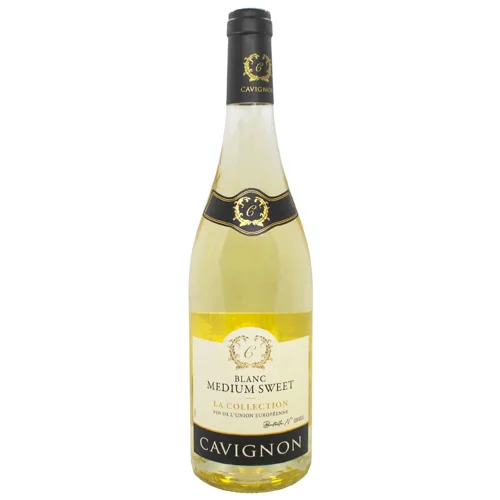 Вино Cavignon біле напівсолодке 10% 0,75л