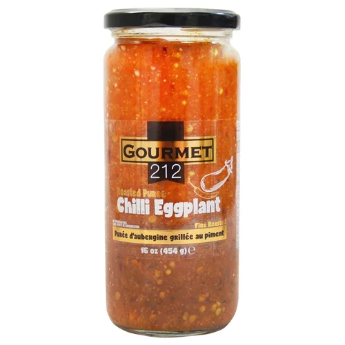 Баклажани Gourmet 212 смажені на багатті гострі 500г