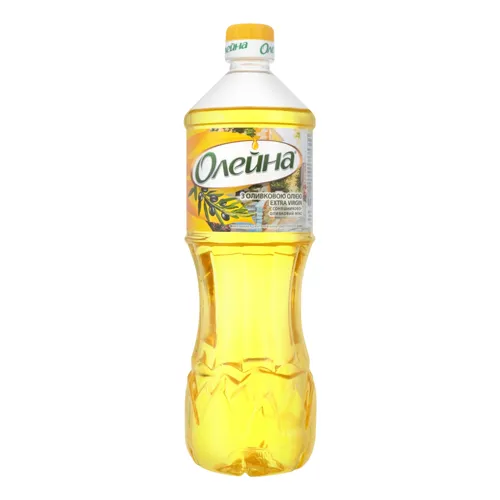 Олія соняшниково-оливкова Олейна пластикова пляшка 0.87л