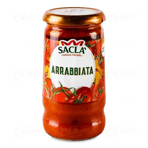 Соус Sacla' Арраб’ята томатний з перцем чилі, 345г