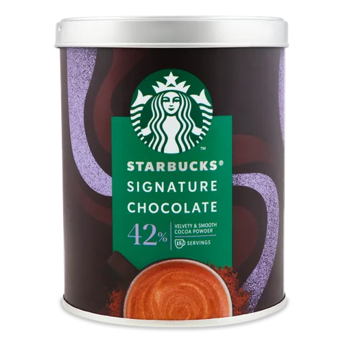 Суміш Для Гарячого Шоколаду Signature Chocolate Starbucks, з/б 330г