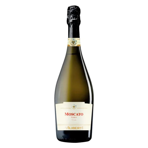 Вино ігристе Flli. Aliberti Moscato Spumante біле солодке 6,5% 0,75л