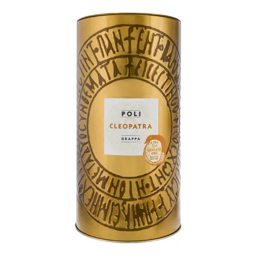 Граппа 0.7л 40% Cleopatra Moscato Oro Poli туб