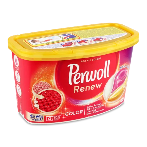 Засіб для Прання Кольорових Речей Концентрований Color Renew Perwoll 21х13.5г
