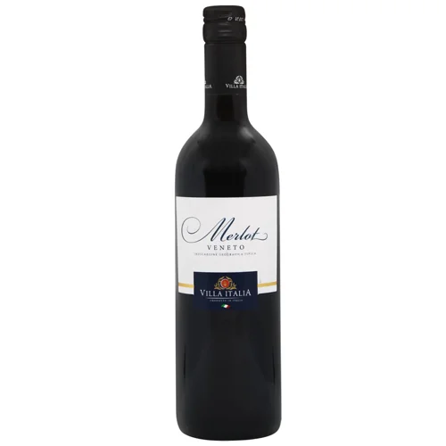 Вино Villa Italia Merlot Veneto червоне сухе 10% 0,75л