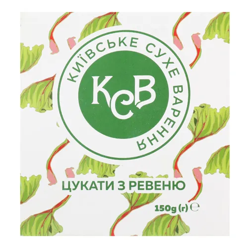Цукати КСВ з ревеня 150г х30