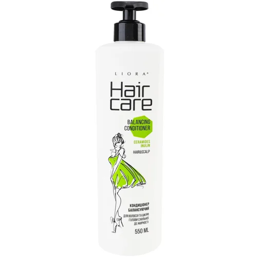 Кондиціонер Liora Hair Care балансуючий для волосся та шкіри голови схильної до жирності 550мл