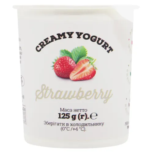 Йогурт Fusero з полуницею 125г