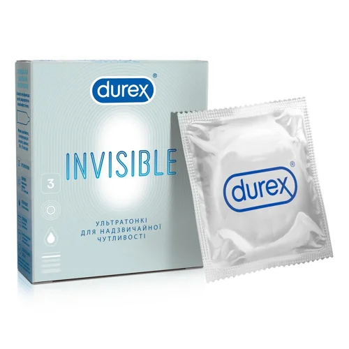 Презервативи Durex Invisible 3шт