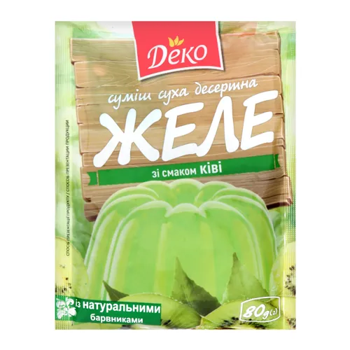 Желе зі смаком ківі Деко м/у 80г