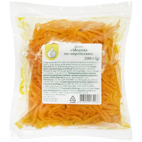 Морква Ашан по-корейськи 200г