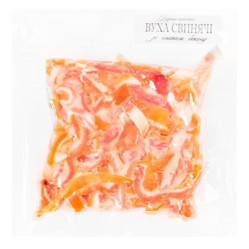 Вуха свинячі Алан зі смаком бекону варено-копчені
