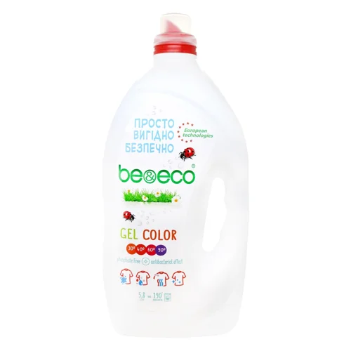 Гель для прання Be&Eco Color 5,8л