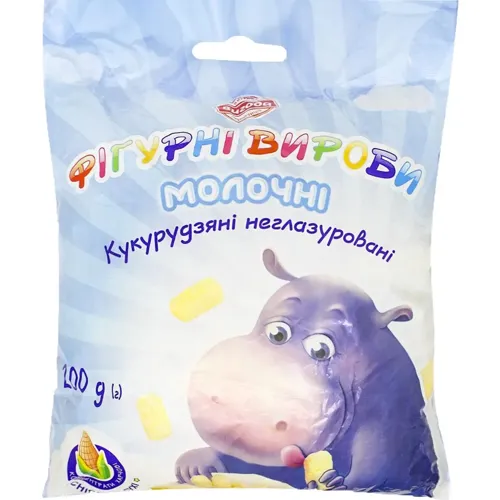 Вироби фігурні Вигода кукурудзяні молочні неглазуровані 200г