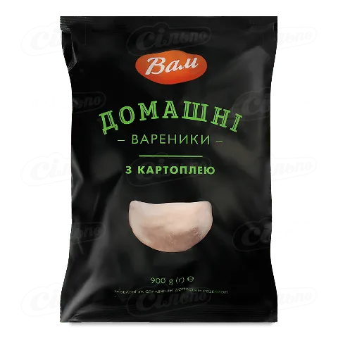 Вареники «Вам» «Домашні» з картоплею, 900г