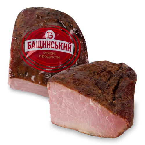 Шинка Напівкопчена зі Свинини Бащинський, вищого ґатунку, кг