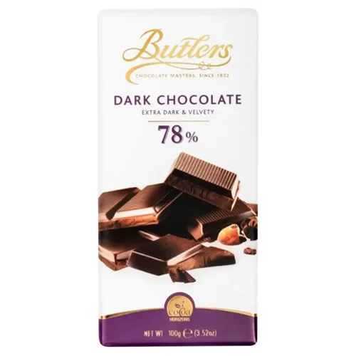 Шоколад чорний Butlers 100г 78%
