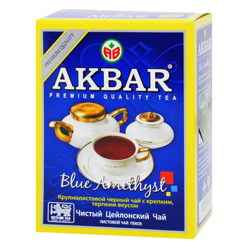 Чай чорний Akbar Blue Amethyst крупнолистовий 100г