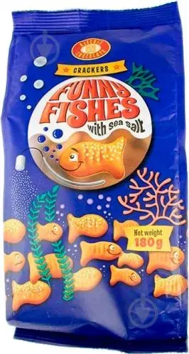Крекер "FUNNY FISHES" 180гр