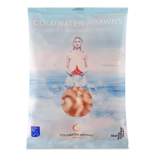 Креветки Coldwater Prawns Очищені Вищого Ґатунку, 1кг